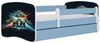 Raumhirsch Furniture Kinderbett 70x140, 80x160, 80x180 cm - Komplettset mit Matratze & Schublade (Bett für Jungs, Einzelbett für Kinder 2–12 Jahre mit Rausfallschutz), verschiedene Farben & Designs Bild 2