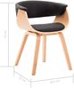 vidaXL Esszimmerstühle 6 Stk. Schwarz Bugholz und Kunstleder [278735] Bild 2
