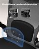 Marsail Bürostuhl Ergonomischer – Schreibtischstuhl Mesh mit 3D-verstellbaren Armlehnen (Dynamischer Lendenstütze, Wippfunktion), TÜV-geprüft, bis 136 kg – Ideal für Homeoffice & Gaming Bild 2
