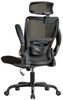 Marsail Bürostuhl Ergonomischer – Schreibtischstuhl Mesh mit 3D-verstellbaren Armlehnen (Dynamischer Lendenstütze, Wippfunktion), TÜV-geprüft, bis 136 kg – Ideal für Homeoffice & Gaming Bild 4