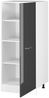 Hochschrank R-Line Anthrazit Hochglanz 60 cm mit großer Tür Vicco Bild 5