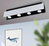 Eglo 97397 LED Deckenleuchte VISERBA weiß-aluminium, schwarz L:55cm B:8,5cm H:11,5cm Bild 2