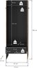 Garderobenschrank (B/H/T: 70x189x37 cm) in Basalt Melamin und Basalt Melamin Bild 4