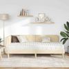 vidaXL Eckbettgestell Creme 90 x 190 cm Stoff 3394115 Bild 4