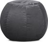 Sitting Point Sitzsack Marla Plump Samt anthrazit Bild 2