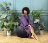 Sitting Point Sitzsack Marla Plump Samt anthrazit Bild 3