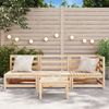 vidaXL Gartensofa 3-Sitzer Massivholz Kiefer 837949 Bild 3
