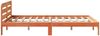 vidaXL Massivholzbett ohne Matratze Wachsbraun 150x200 cm Kiefernholz 855554 Bild 5