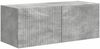 vidaXL TV-Wandschrank 2 pcs Beton 78,5 x 31 x 29,5 cm Holzwerkstoff 892216 Bild 5