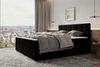 99rooms Bergamo Boxspringbett Cordstoff AMBIENCE Schwarz 200x200 cm Schaum Topper 6 cm Bild 4