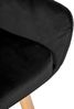2er Set Barhocker MIRID - Samt Schwarz 55x46x99 cm | Barstuhl Mit Lehne Tresenhocker Tresenstuhl Kneipenhocker Kneipenstuhl Bild 5