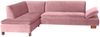 Ecksofa mit Ottomane links Kaye Bezug Samtvelours Buche nussbaum dunkel / rosé 23087 Bild 2