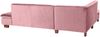 Ecksofa mit Ottomane links Kaye Bezug Samtvelours Buche nussbaum dunkel / rosé 23087 Bild 3