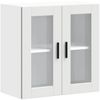 vidaXL Küchen-Hängeschrank mit Glastür Porto Weiß 854147 Bild 2