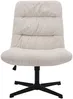 Vente-unique - SELENDO Sessel Stoff Beige - B 77 cm x H 104 cm93 cm x L 68 cm Bild 2