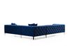 Ecksofa, 'Como', 70 x 270 x 310, Marineblau Bild 5