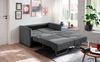 Sofa Milano von Benformato mit zwei einzeln ausziehbaren Schlaffunktionen Luxus-Mikrofaser Bild 3