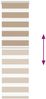 vidaXL Doppelrollo Sandbraun 45x100 cm Stoffbreite 40,9 cm Polyester 4014510 Bild 5
