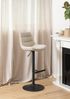 Barhocker >Adisa< (2er-Set) in Beige, Stoff - 47x95x52,5cm (BxHxT) Bild 2