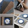 Vivi Idee Platzset Tischset Tischmatte Kunstleder, abwischbar wasserdicht Anti-Rutsch, Hitzebeständig beidseitig, 45 x 30 cm, 4er Set Bild 3