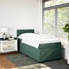 vidaXL Boxspringbett mit Matratze Dunkelgrün 80x200 cm Samt 3288459 Bild 5
