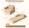 LITBIRD Schlafsofa faltbar, 4-in-1 Multifunktionssofa, Sitzsack-Sofa, Relaxsessel, 1 Teile, Spielsofa & Gästebett für kleine Räume Bild 2