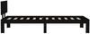 Massivholzbett Schwarz 75x190 cm 2FT6 Small Single [810459] Bild 5