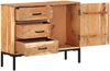 vidaXL Sideboard 88x30x73 cm Akazie Massivholz 329247 Bild 3