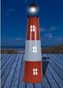 Großer Leuchtturm aus Metall mit Solarfunktion H:120 cm, Gartendekoration Bild 4