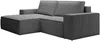 Vente-unique - AMELIA Sofa Samt Grau - B 167 cm x H 85 cm x L 240 cm Bild 2