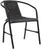 vidaXL Gartenstühle 6 Stk. Rattan-Optik Kunststoff und Stahl 110 kg 3107704 Bild 2