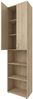 Aktenschrank >Trio< in Sonoma-Eiche - 57x226x34,5cm (BxHxT) Bild 3
