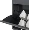 Spinder Design Schuhschrank mit 2 Klappen Schwarz, Billy 2 Bild 5