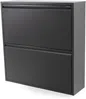 Spinder Design Schuhschrank mit 2 Klappen Schwarz, Billy 2 Bild 2
