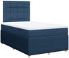 vidaXL Boxspringbett mit Matratze Blau 120x190 cm Stoff 3294301 Bild 3