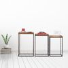 Beistelltisch 3er Set Mangoholz Bild 5