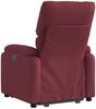 vidaXL Relaxsessel mit Aufstehhilfe Weinrot Stoff 3204827 Bild 5