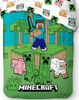 Minecraft Bettwäsche-Set Jungle Explore 135x200cm 80x80cm Bild 3