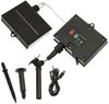 MARELIDA LED-Lichterkette Solar Silberdraht warmweiß 18m 8 Modi USB Garten Outdoor Außen, 360-flammig Bild 4