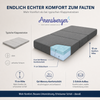 Arensberger Luisa Faltmatratze 15 cm Gel Memory Foam klappbar Gästematratze mit Tragetasche Bild 3