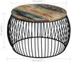 Couchtisch Rund Altholz 68x37 cm Bild 5