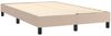 vidaXL Boxspringbett mit Matratze & LED Cappuccino-Braun 120x200cm 3134218 Bild 5