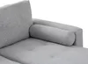 Vente-unique - KORI Sofa Stoff Grau - B 146 cm x H 88 cm x L 225 cm Bild 5