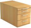 Rollcontainer TC30 80cm, 3 Schub, Schloss, RE Buche Bild 2