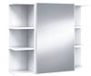 Dmora Hängeschrank Andaluso, Badezimmerschrank, Hängeschrank, Weiß glänzend, 40x21h65, 1 Tür Bild 4