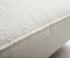 Wohnlandschaft Sirpio 300x210 cm Bouclé Creme-Weiß Recamiere variabel mit Hocker Bild 5