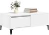 Couchtisch, Sofatisch Weiß 90x50x36,5 cm Holzwerkstoff Bild 4