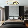 LED Deckenleuchte, drehbar, schwarz gold, L 53 cm Bild 2