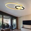 LED Deckenleuchte, drehbar, schwarz gold, L 53 cm Bild 3