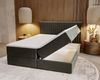 GRAINGOLD Marbella Doppelbett 160x200,Boxspringbett mit Kopfteil und Bettkästen, Velour-Stoff, Dunkelgrau Bild 4